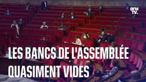 Vacances parlementaires qui approchent ou travail en circonscription privilégié, les bancs de l'Assemblée nationale très clairsemés