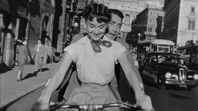 Audrey Hepburn dans "Vacances Romaines"
