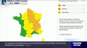 13 départements placés en vigilance orange canicule et 19 autres en vigilance orange orages par Météo France