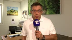 Mahmoud Moradkhani, neveu du guide suprême de la Révolution islamique, Ali Khamenei, au micro de BFMTV le 18 juin 2025. 