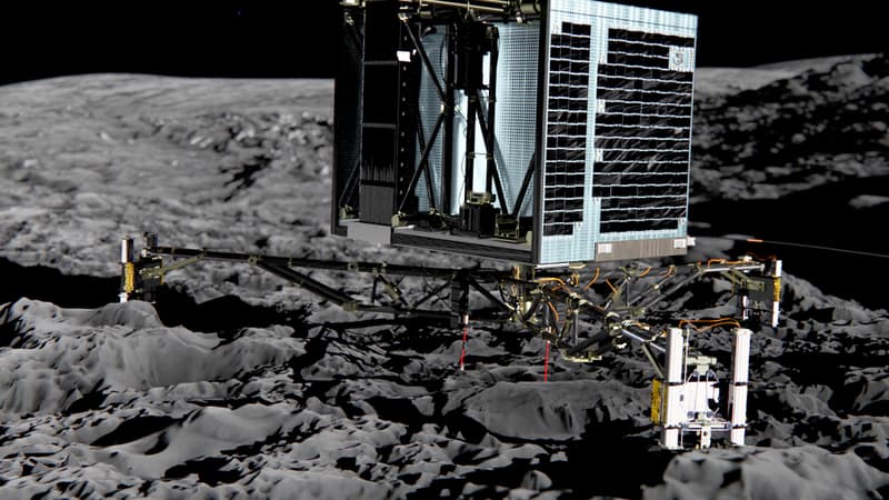 La tentative d'atterrissage de Philae, le robot de Rosetta, est pour le moment programmée le 11 novembre prochain.