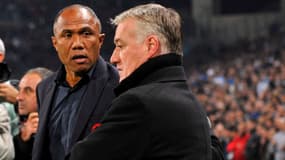 Antoine Kombouaré et Didier Deschamps en 2011