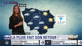 Météo Paris-Ile de France du 26 décembre : La pluie fait son retour