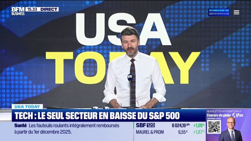 Tech : le seul en baisse du S&P 500