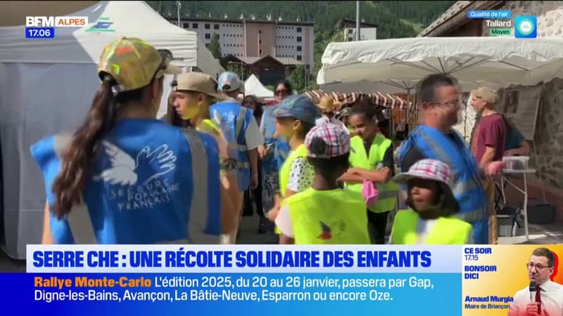 La Salle-les-Alpes: des enfants récoltent des dons pour les sinistrés de l'ouragan Béryl