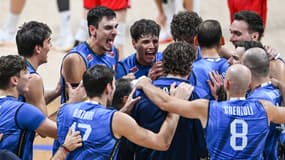 L'équipe d'Italie de volleyball, à la Coupe du monde le 24 septembre 2025