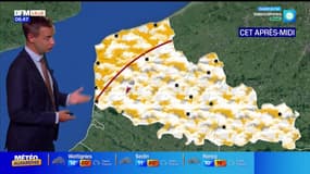 Météo Nord-Pas-de-Calais: une journée pluvieuse avec un peu plus d'éclaircies dans l'après-midi, jusqu'à 19°C à Lille