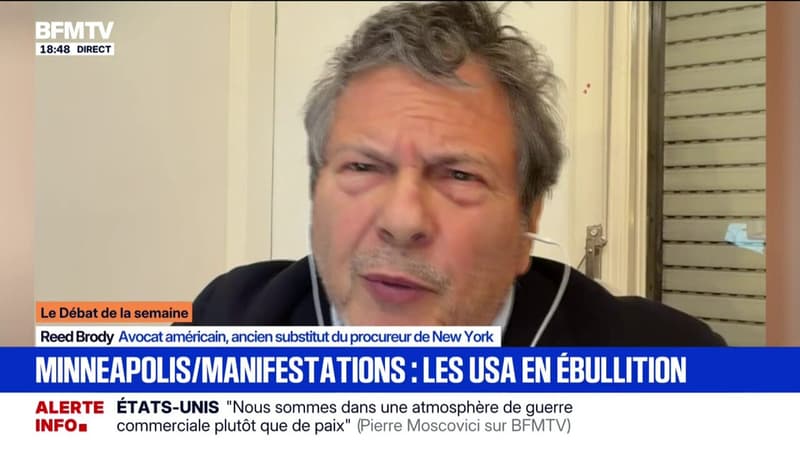 Minneapolis: "Malheureusement, tout était prévisible, c'est ce que cherche Donald Trump", observe Reed Brody, avocat américain et ancien substitut de New York