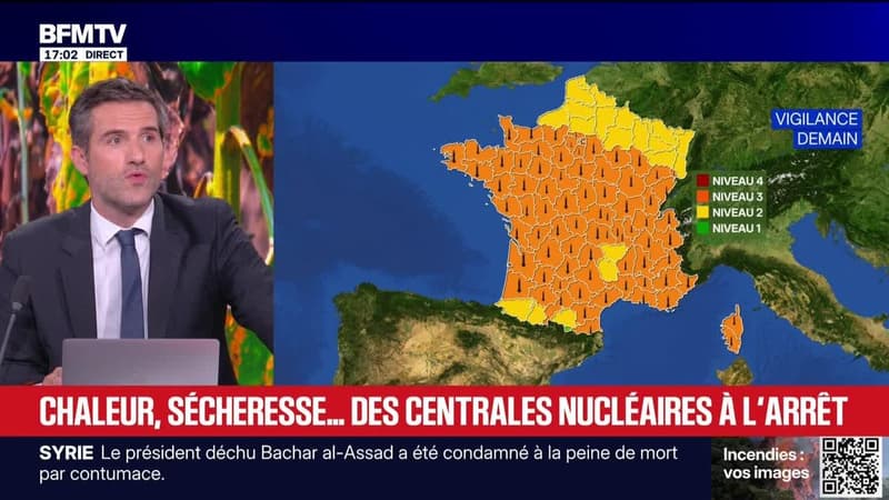 Marschall Truchot : Chaleur, sécheresse… des centrales nucléaires à l’arrêt - 11/08