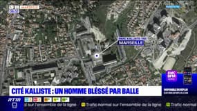 Marseille : un homme blessé par balle à la cite Kalliste