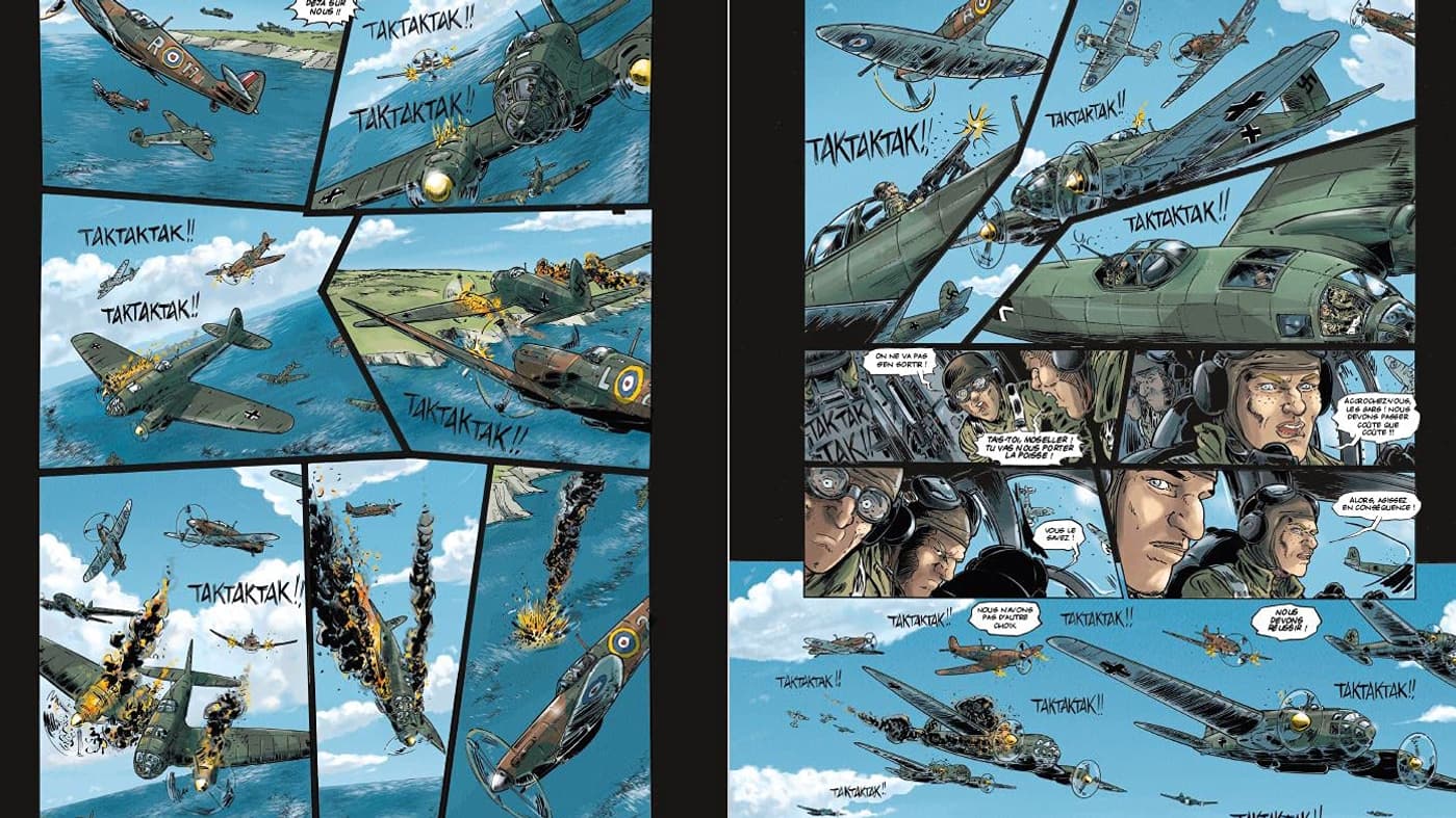 "L'Agence des invisibles", la première BD de Marc Lévy. Une double page en hommage à "Buck Danny" "L'Agence des invisibles", la première BD de Marc Lévy. Une double page en hommage à "Buck Danny"
