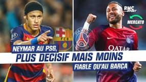 Mercato : Neymar au PSG, un peu plus décisif mais (beaucoup) moins fiable qu'au Barça