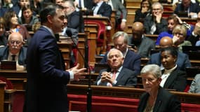Le ministre des Comptes publics Laurent Saint-Martin au Sénat, le 26 novembre 2024. (Photo d'archive)