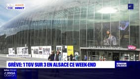 Grève: 1 TGV sur 3 en Alsace ce week-end