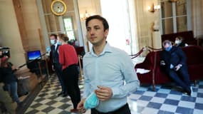 Le député du Val-d'Oise Aurélien Taché (ex-LaREM) photographié le 19 mai 2020 à l'Assemblée nationale
