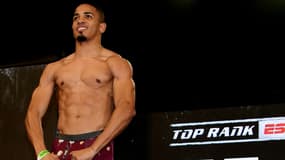 Felix Verdejo à la pesée en avril 2019