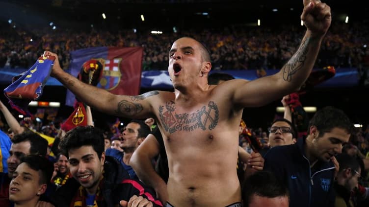 La joie des supporters du Barça