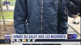 Paris: l'armée du salut vient en aide aux 1.200 migrants qui vivent dans les campements du nord de Paris