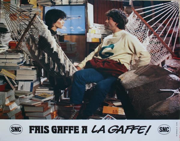 Lorraine Bracco et Roger Miremont dans "Fais gaffe à la gaffe!"