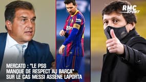 Mercato : "Le PSG manque de respect au Barça" sur le cas Messi assène Laporta