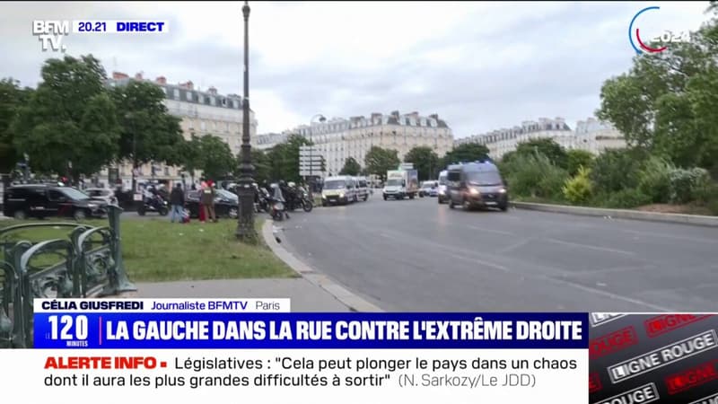 Manifestation anti-RN: la marche s'est terminée dans le calme à Paris