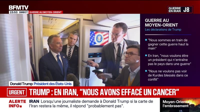 Donald Trump estime que les excuses de l'Iran auprès des pays du Moyen-Orient est "une victoire" pour les États-Unis et ses alliés