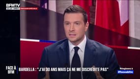 Jordan Bardella assure que le fait d'avoir 30 ans ne le "discrédite pas"