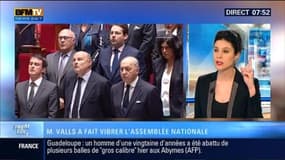Politique Première: Manuel Valls à l'Assemblée nationale: "un discours admirable !" - 14/01