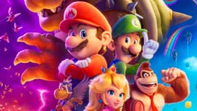 Détail de l'affiche de "Super Mario Bros, le film"