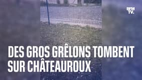 Orages dans l'Indre: de gros grêlons s'abattent sur Châteauroux