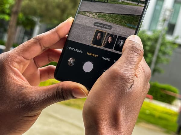 Le Honor 200 Pro propose trois modes Harcourt pour les portraits.