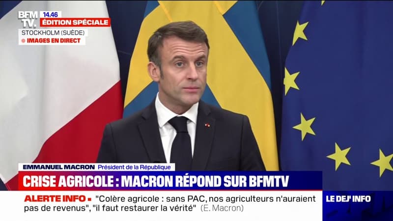 Agriculture: Emmanuel Macron veut 