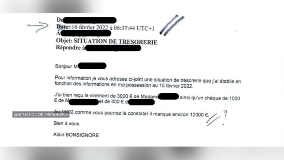 La facture des travaux de la permanence du maire de Menton a été adressée à l’association des "Amis d’Yves Juhel", qui se trouvait pourtant dans l’incapacité de payer, faute de trésorerie.