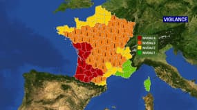 La vigilance Météo-France face à la canicule, dans son bulletin du vendredi 17 juin 2022 à 16h