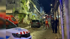 Un échafaudage s'est effondré dimanche 24 novembre dans le 18e arrondissement de Paris.