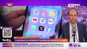 L'Australie va interdire Youtube aux moins de 16 ans: "J'espère que cette idée pourrie ne sera pas reprise par les pouvoirs publics français", déclare Daniel, habitant en Gironde