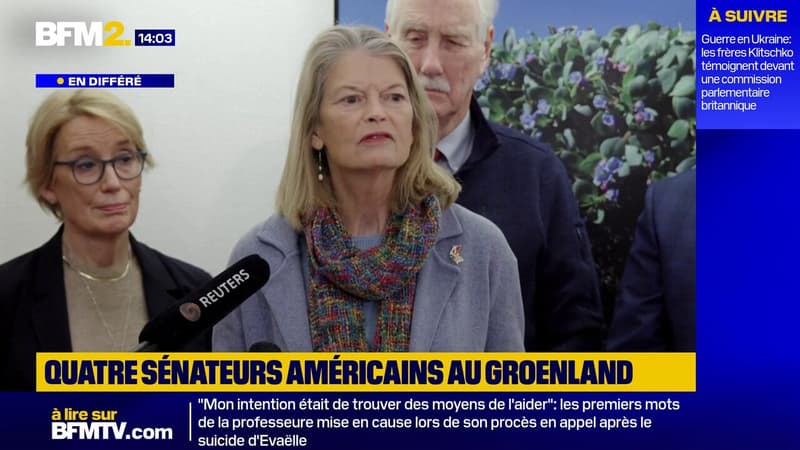 Groenland: une sénatrice américaine se désole de "l'anxiété et l'inquiétude" face aux propos de Donald Trump
