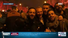 Nouvel An: 250.000 personnes ont fêté le passage à 2019 sur les Champs-Elysées