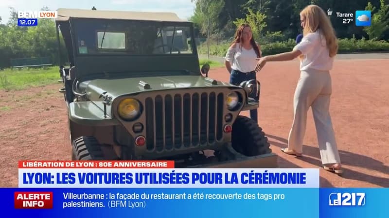 80 ans de la libération de Lyon: plusieurs voitures d'époque défileront pendant la cérémonie (1/1)