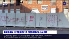 Roubaix: le mur de la discorde à l'Alma 