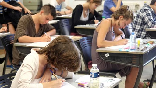 Des étudiants durant l'édition 2013 du Bac