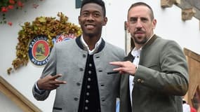 Alaba et Ribéry