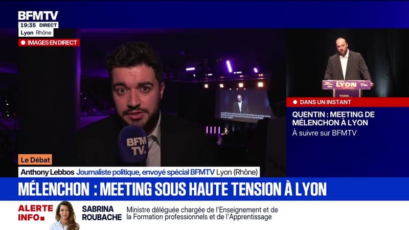 Mort de Quentin Deranque: Jean-Luc Mélenchon (LFI) en meeting sous tension à Lyon pour soutenir la candidate insoumise