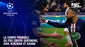 La compo probable du PSG contre Dortmund, avec Kurzawa et Cavani