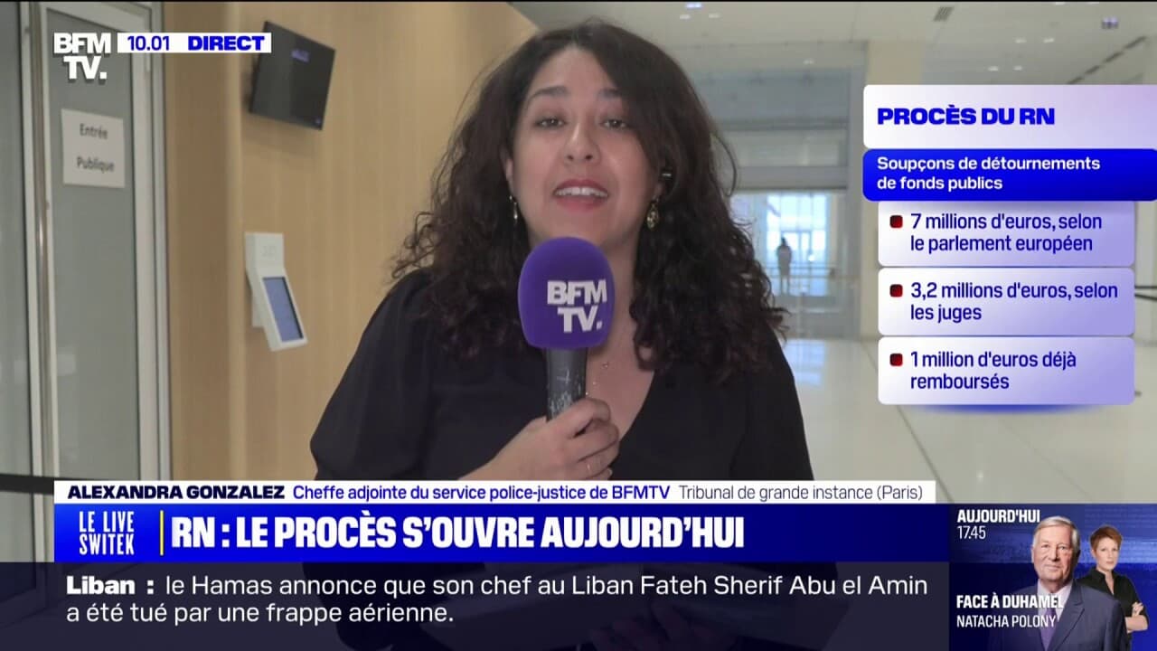 Affaire des faux assistants parlementaires: le procès de Marine Le Pen et du RN s'ouvre ce lundi (1/1)