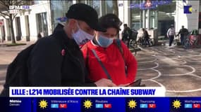 Lille: l'association de défense des animaux L214 mobilisée contre la chaîne de restauration Subway ce samedi