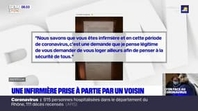 "Un de mes voisins m'a demandé anonymement de quitter mon appartement": une infirmière lyonnaise prise à partie