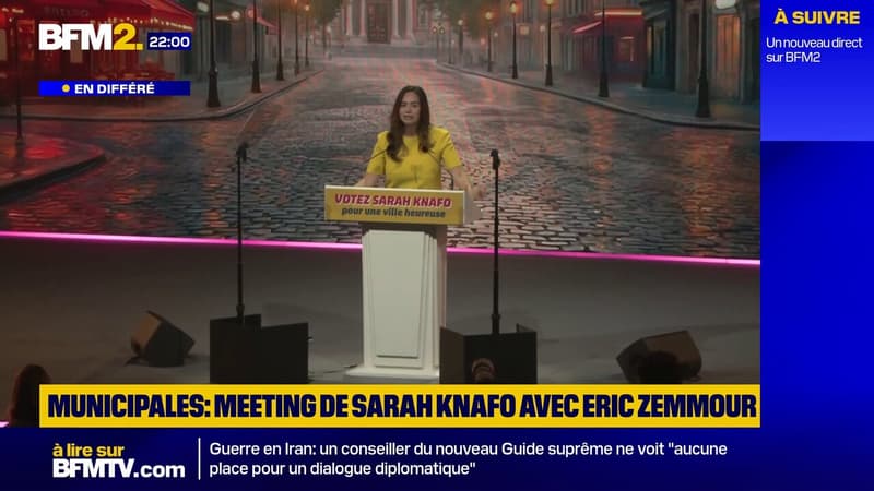 "Rachida Dati, même seule contre Emmanuel Grégoire, perd aujourd’hui", estime Sarah Knafo