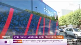 XV de France: un jour de repos pour visiter Paris