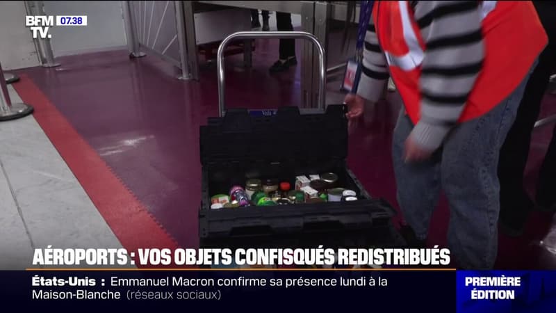 Gel douche, shampoing...Les objets confisqués dans les aéroports redistribués à des associations